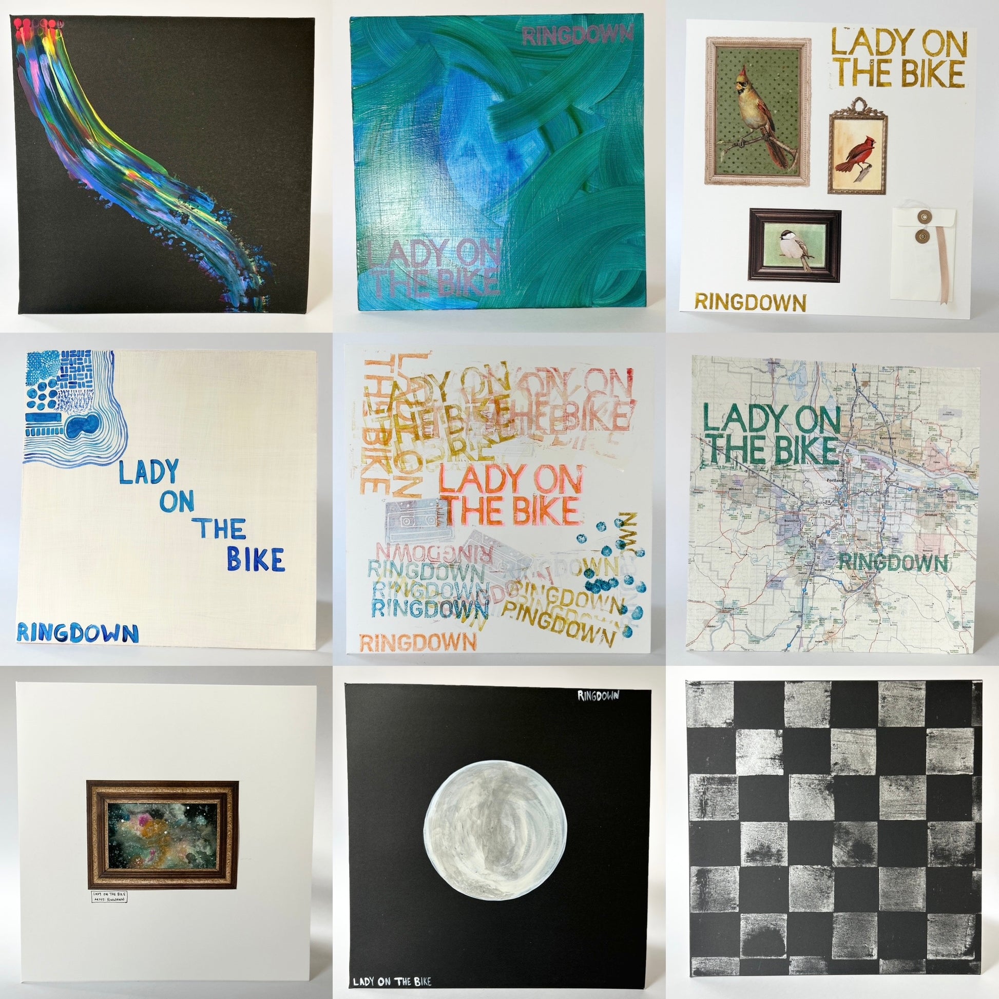 Signed Lady on The Bike Vinyl with Custom Hand Made Cover